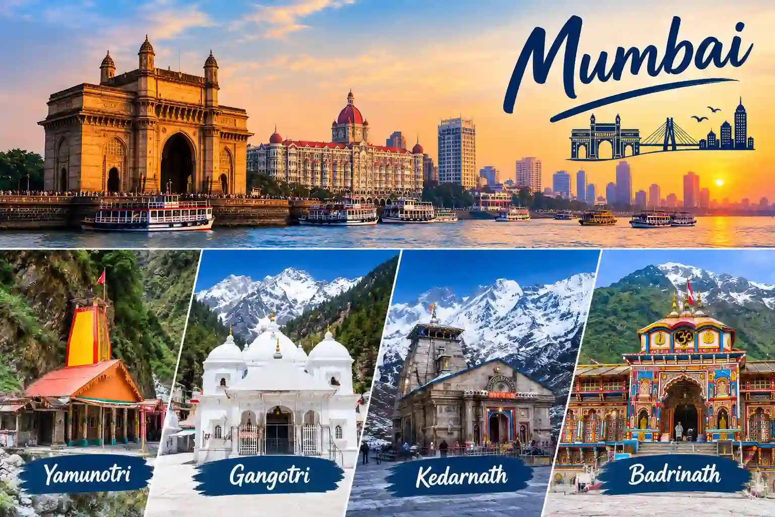 Chardham Yatra from Mumbai